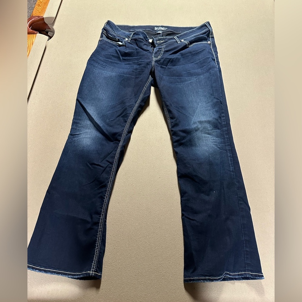 Silver Suki Jeans